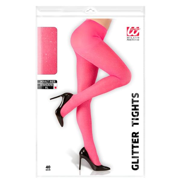Shimering Pink 40 Denier Pantyhouse - X Large