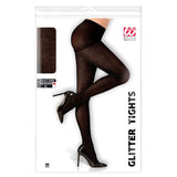 Load image into Gallery viewer, Shimering Black 40 Denier Pantyhouse - X Large
