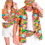 Load image into Gallery viewer, The 80s Fashion Funky Pink Shirt
