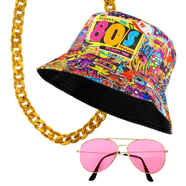 The 80s Funky Graffiti Fashion Set
