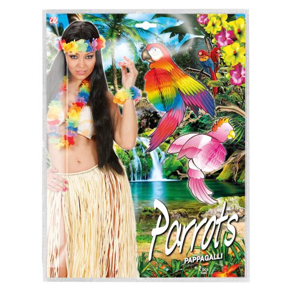 2 Pack Honeycomb Tropical Animals