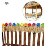 Load image into Gallery viewer, Tropical Deck Fringe With Hibiscus Flower - 730cm x 30cm
