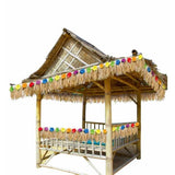 Load image into Gallery viewer, Tropical Deck Fringe With Hibiscus Flower - 730cm x 30cm
