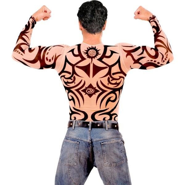 Tribal Natural Look Tattoo Shirt