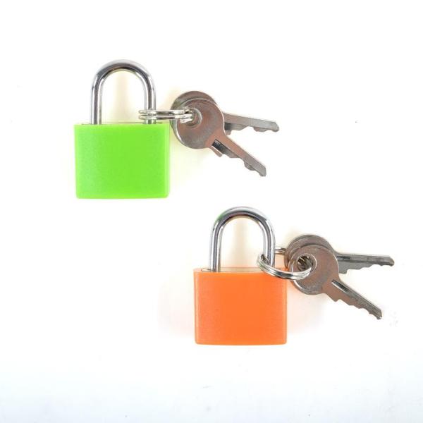 2 Pack Neon Coloured Padlock - 20mm