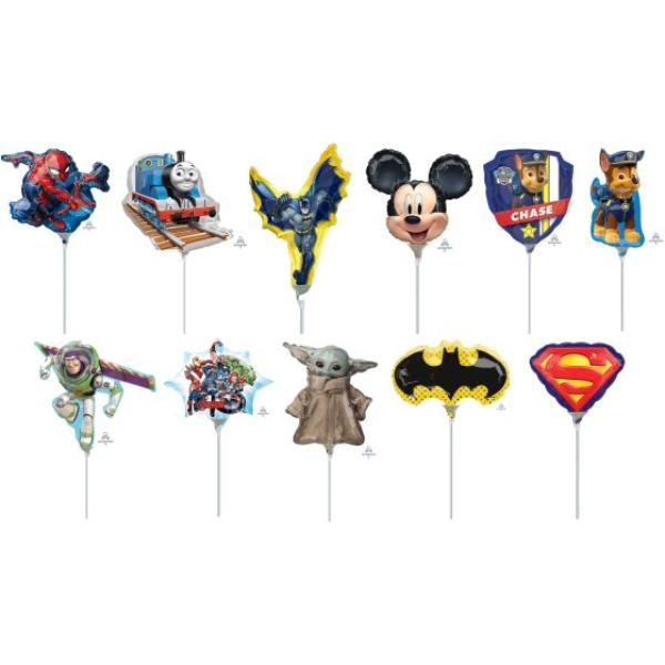Assorted Boys Licensed Minishape Balloon