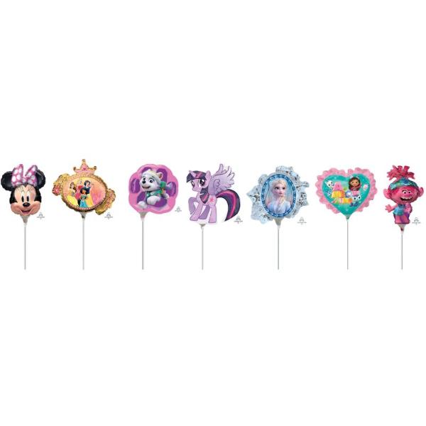Assorted Girls Licensed Minishape Balloon