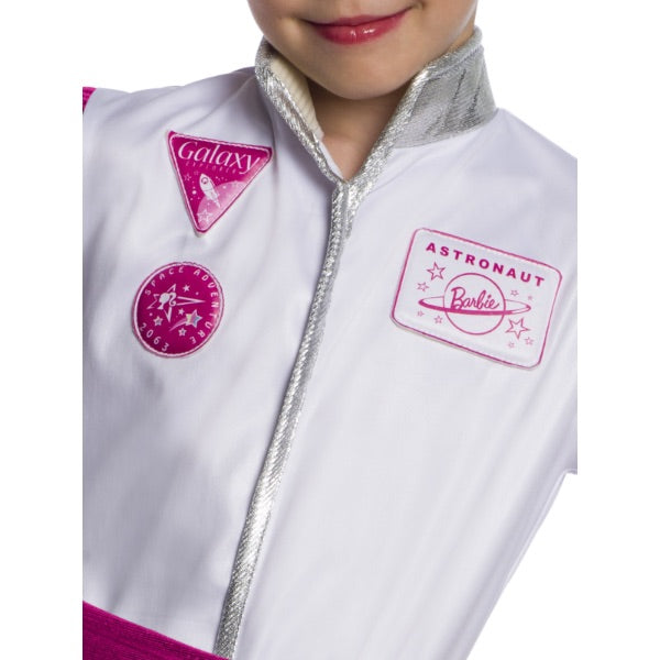 Barbie Astronaut Kids Jumpsuit Costume - 3 - 4 Years