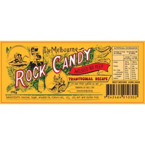 Aniseed Bo Peep Rock Candy - 170g