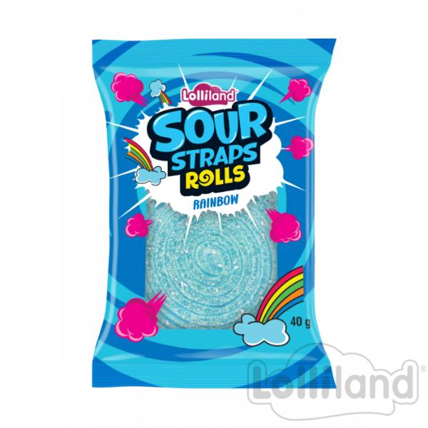 Sour Straps Rainbow Rolls - 40g