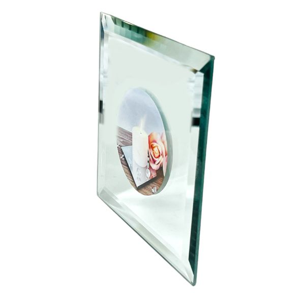 Beveled Edge Mirror Plate - 20cm x 20cm