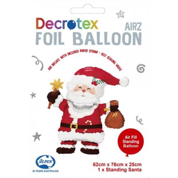 Standing Airz Santa Claus Balloon - 76cm