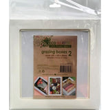 Load image into Gallery viewer, 2 Pack Small White Grazing Box With Lid - 22.5cm x 22.5cm x 6cm
