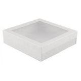 Load image into Gallery viewer, 2 Pack Small White Grazing Box With Lid - 22.5cm x 22.5cm x 6cm
