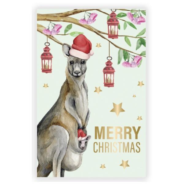 Native Design With Metallic Highlights Greeting Cards - 1cm x 17.5cm