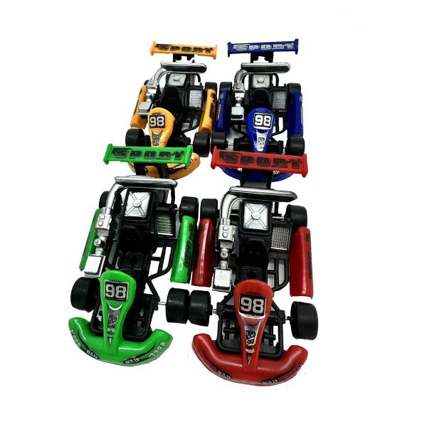 4 Pack Pull Back Racers | The Base Warehouse