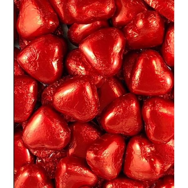 Red Chocolate Hearts 500g