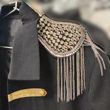 Load image into Gallery viewer, Studded epaulettes With Chains
