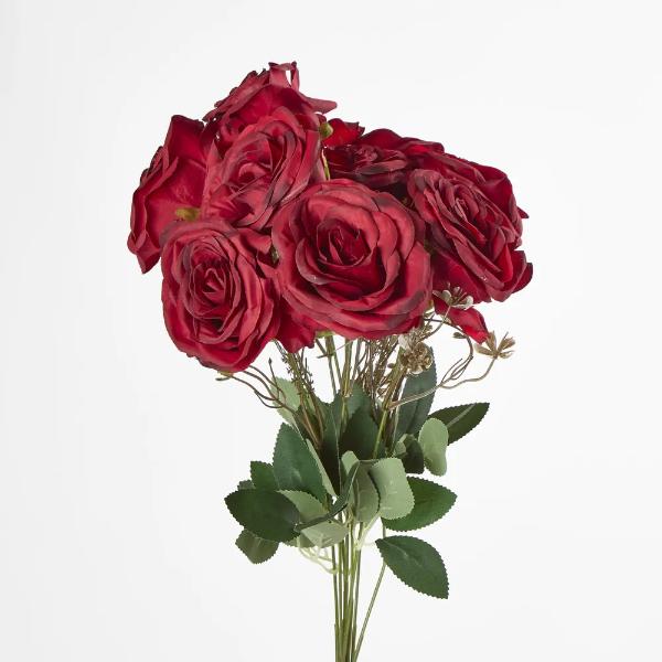 9 Head Red Rose Bouquet