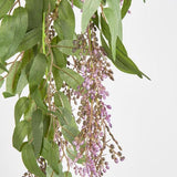 Load image into Gallery viewer, Purple Berry Hanging Leaf Spray - 70cm
