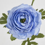 Load image into Gallery viewer, Blue Ranunculus Spray 3 Head - 72cm
