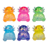 Load image into Gallery viewer, Axolotl Glitter Squishy Toy
