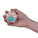 Load image into Gallery viewer, Cat Paw Click Fidget Keychain
