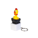 Load image into Gallery viewer, Chicken Clicker Keychain With Sound
