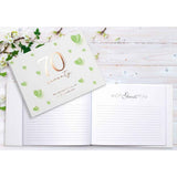 Load image into Gallery viewer, 70th Heart Guest Book - 23cm x 18cm
