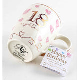 Load image into Gallery viewer, Sweet 18th Happy Birthday Heart Mug - 350ml
