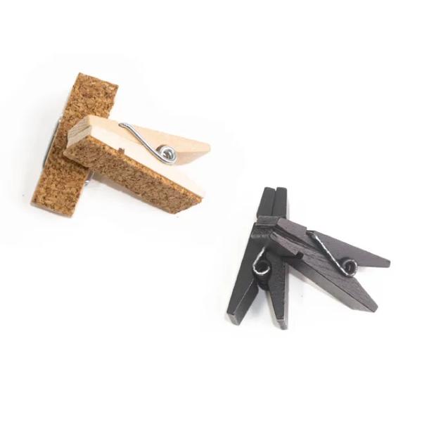 8 Pack Wooden Craft Pegs - 3.6cm x 1.1cm