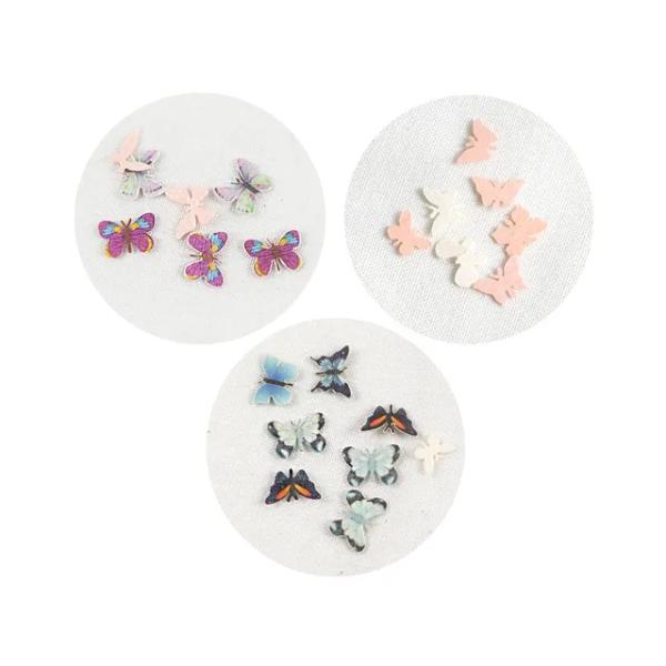 Craft Fillers In A Disc Butterflies - 5.7cm x 0.7cm