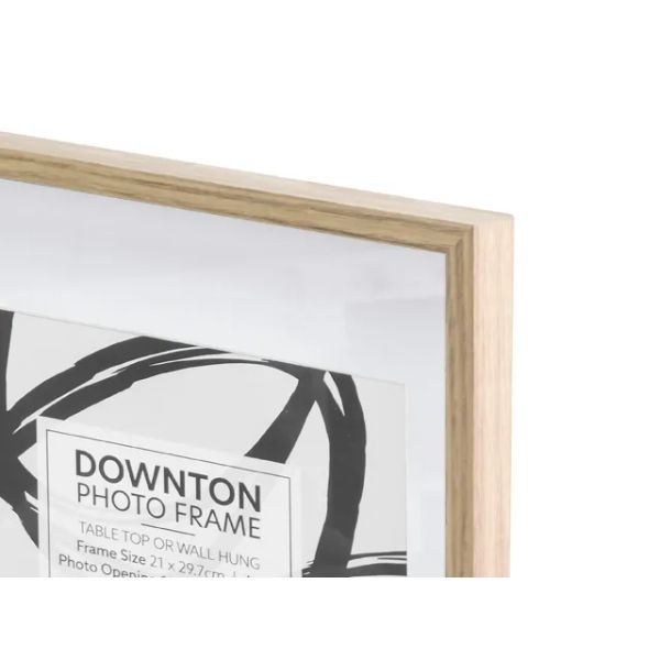 Natural White Downton Matt Frame - 13cm x 18cm