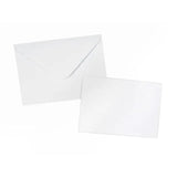 Load image into Gallery viewer, 6 Pack White Kraft Cards &amp; Envelopes - 11.2cm x 16.3cm
