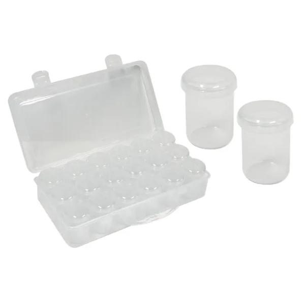 Clear 18 Pots In A Container - 26cm x 13cm x 6cm