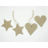 Load image into Gallery viewer, 10 Pack Corrugated Craft Shapes - 8cm
