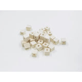 Load image into Gallery viewer, 100 Pack Natural Square Wooden Beads - 1cm
