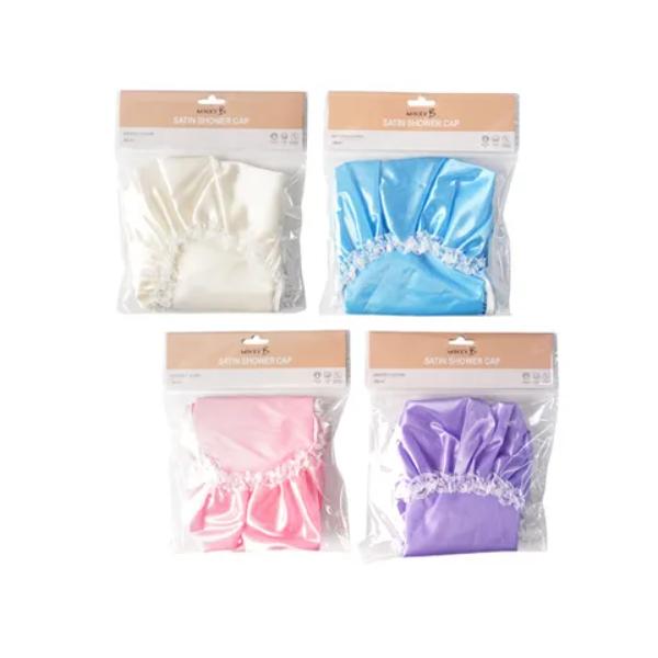 Satin Shower Cap - Assorted