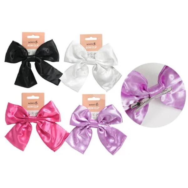 Satin Bow Clip - Assorted