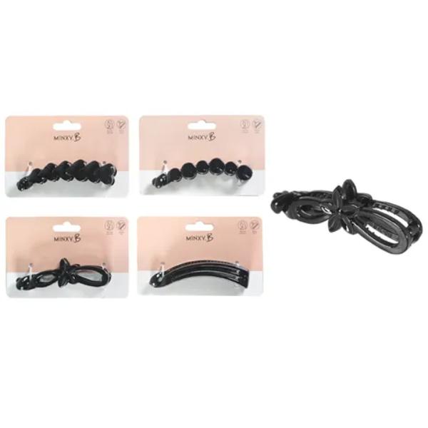 Black Assorted Style Banana Clip