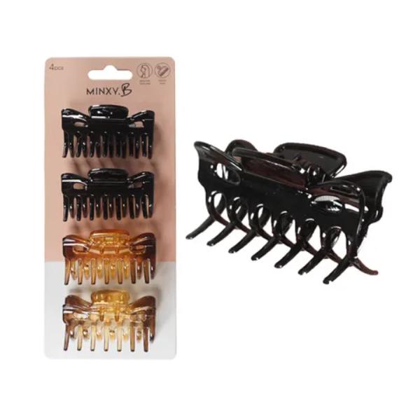 4 Pack Everyday Claw Clip