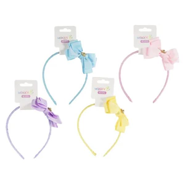 Pastel Kids Double Bow Headband - Assorted