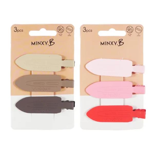 3 Pack No Crease Hair Clip - Assorted