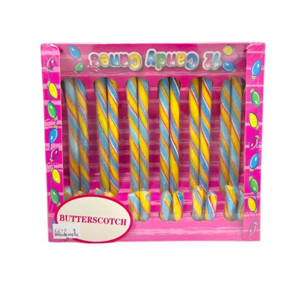 12 Pack Candy Canes - 144g