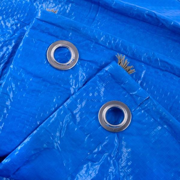 Blue 80gsm Tarpaulin - 340cm x 600cm