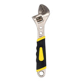 Load image into Gallery viewer, Adjustable Black &amp; Yellow Soft Grip Handle Wrench - 25cm
