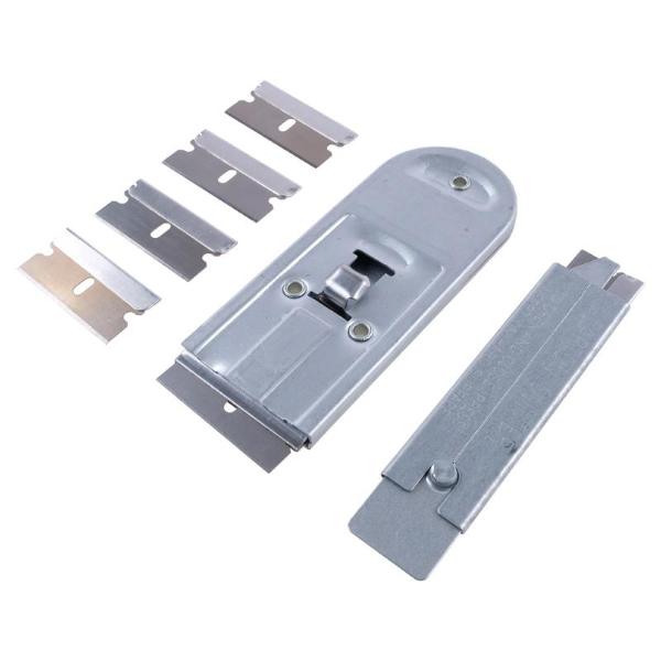 Safety Scraper & Carton Cutter With 4 Blades