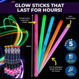 Load image into Gallery viewer, 10 Pack Jumbo Glow Sticks - 30cm

