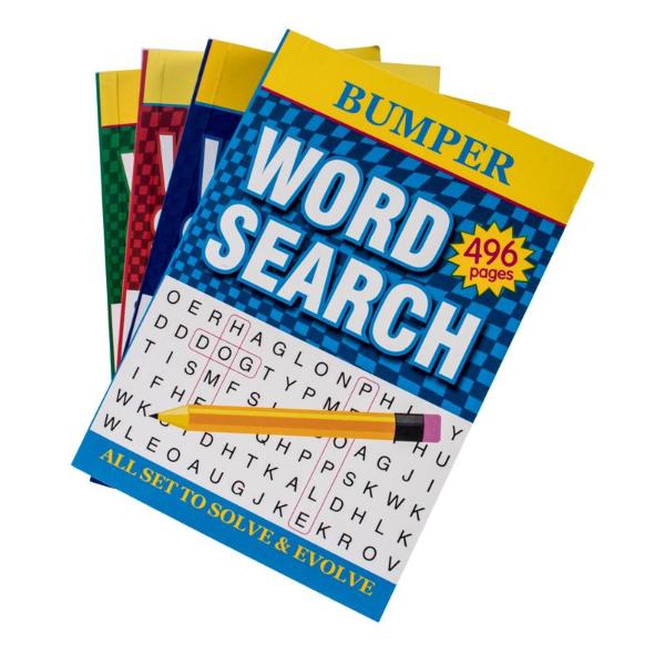 496 Pages Word Search Book - A5