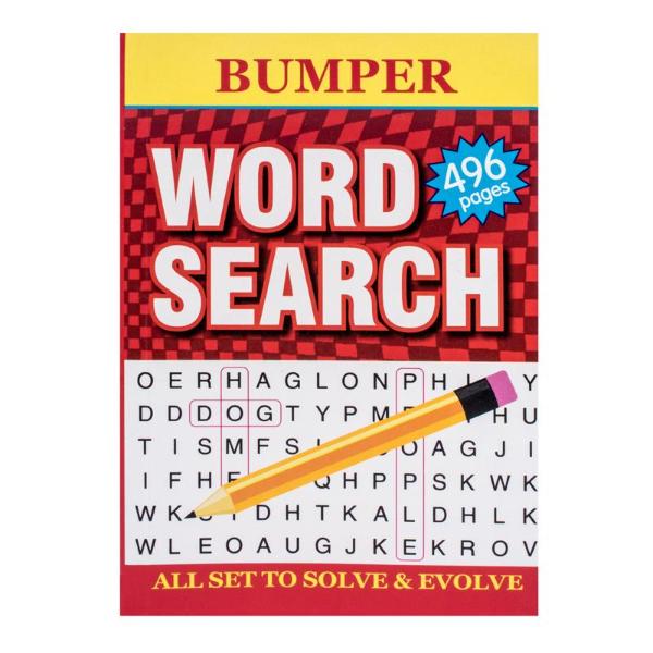 496 Pages Word Search Book - A5